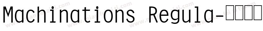 Machinations Regula字体转换